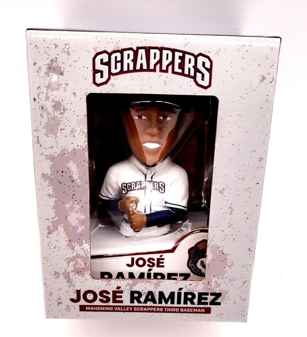 Mahoning Valley Scrapper Jose Ramirez Bobblehead Card